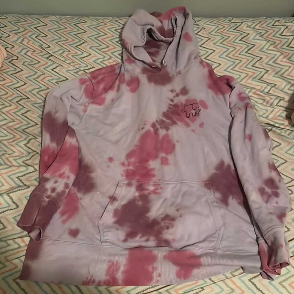 tie dye ivory ella hoodie!